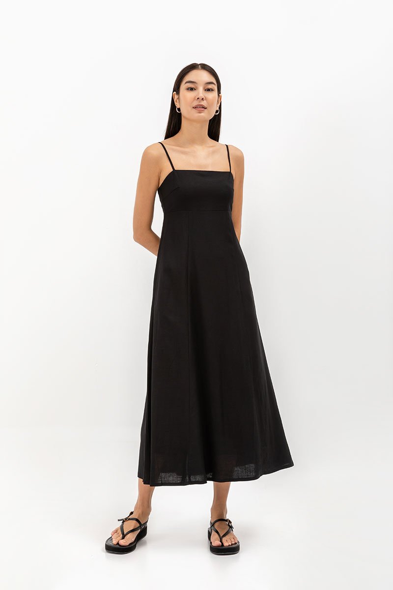 AMBRE LINEN MAXI DRESS