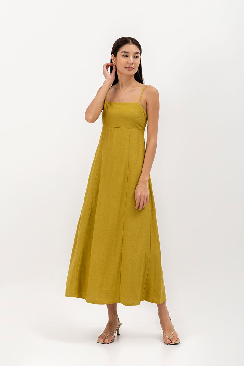 AMBRE LINEN MAXI DRESS