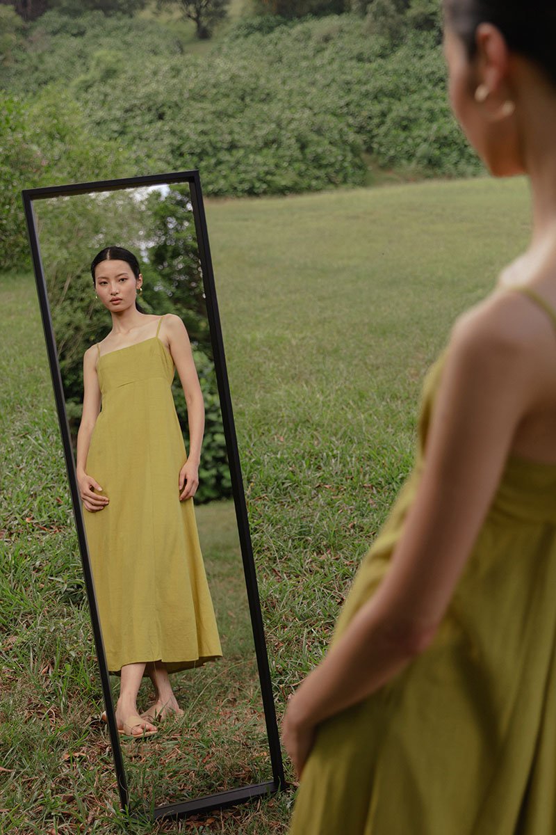 AMBRE LINEN MAXI DRESS