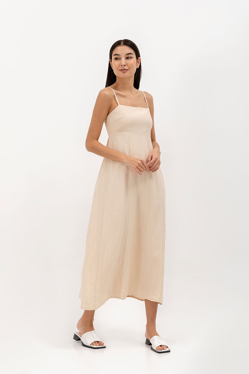AMBRE LINEN MAXI DRESS