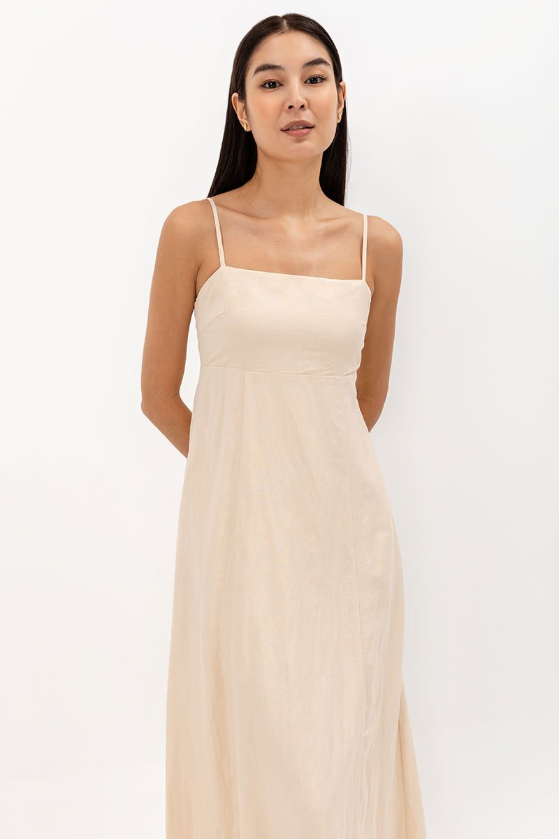 AMBRE LINEN MAXI DRESS