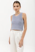 MAURICE FURRY KNIT TOP