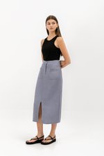 KOSHER POCKET MIDI SKIRT