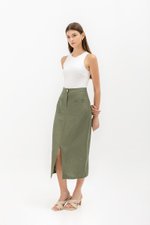 KOSHER POCKET MIDI SKIRT