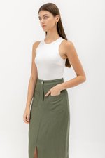 KOSHER POCKET MIDI SKIRT
