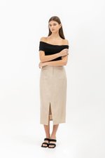 KOSHER POCKET MIDI SKIRT