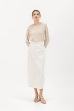 MALIKA DENIM MIDI SKIRT MALIKA DENIM MIDI SKIRT
