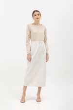 MALIKA DENIM MIDI SKIRT MALIKA DENIM MIDI SKIRT