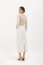 MALIKA DENIM MIDI SKIRT MALIKA DENIM MIDI SKIRT
