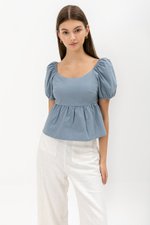 ANAHI BABYDOLL PUFF SLEEVE TOP ANAHI BABYDOLL PUFF SLEEVE TOP