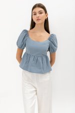 ANAHI BABYDOLL PUFF SLEEVE TOP ANAHI BABYDOLL PUFF SLEEVE TOP