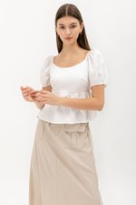 ANAHI BABYDOLL PUFF SLEEVE TOP ANAHI BABYDOLL PUFF SLEEVE TOP