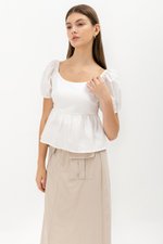 ANAHI BABYDOLL PUFF SLEEVE TOP ANAHI BABYDOLL PUFF SLEEVE TOP
