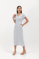 JASIE V NECK LINEN DRESS