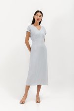 JASIE V NECK LINEN DRESS