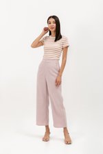 CACHEREL STRIPE RIBBED TOP