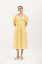 VIRANDA EMBROIDERED MIDI DRESS