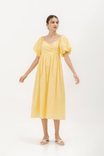 VIRANDA EMBROIDERED MIDI DRESS