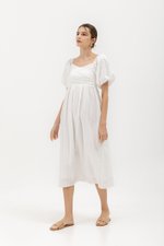 VIRANDA EMBROIDERED MIDI DRESS