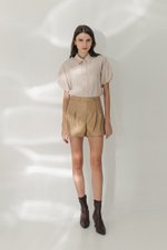 MICAH LEATHER SHORTS
