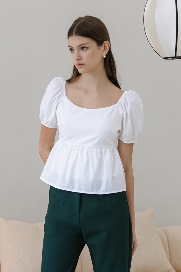ANAHI BABYDOLL PUFF SLEEVE TOP
