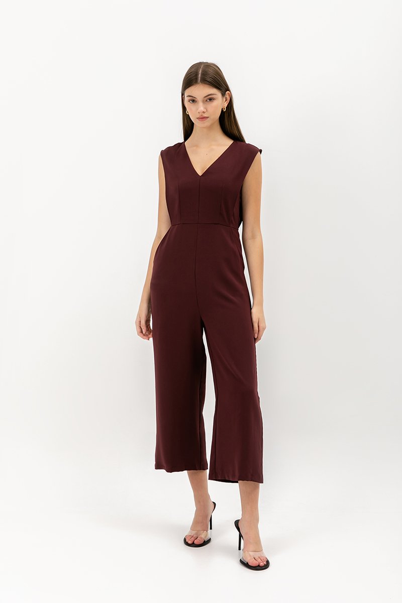 HOSANNE V NECK JUMPSUIT
