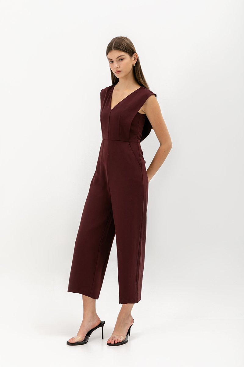 HOSANNE V NECK JUMPSUIT