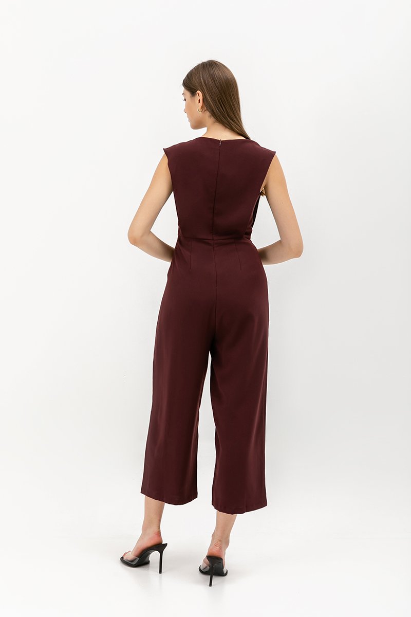 HOSANNE V NECK JUMPSUIT