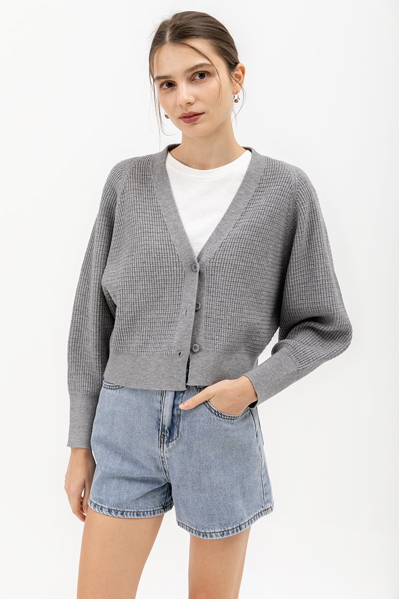 ELLIOT TEXTURED BATWING CARDIGAN