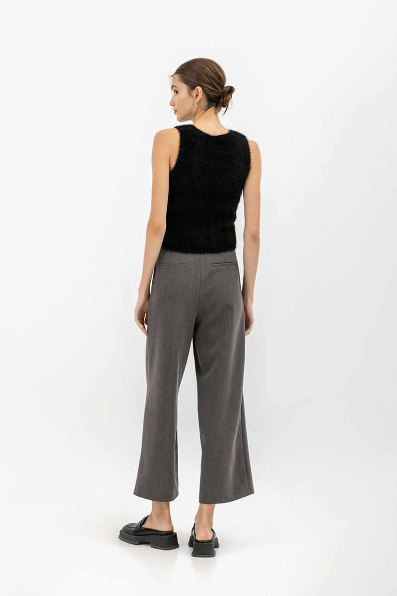 MAURICE FURRY KNIT TOP
