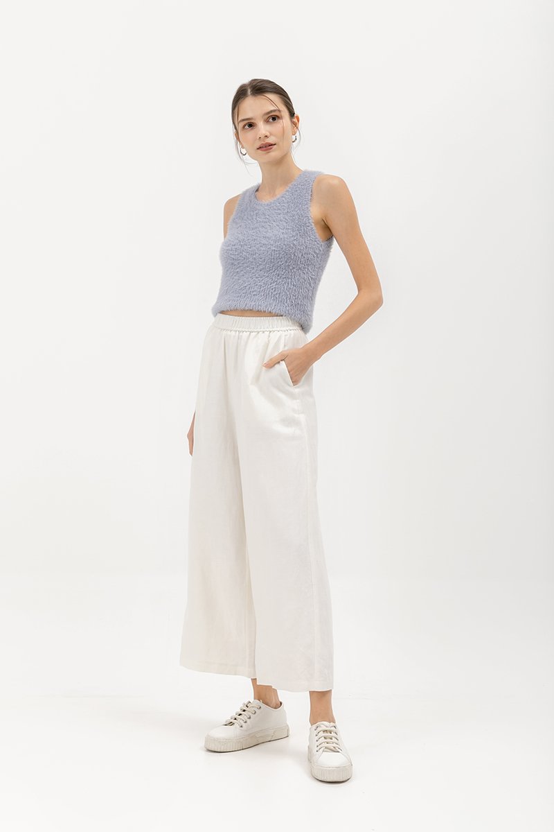 MAURICE FURRY KNIT TOP