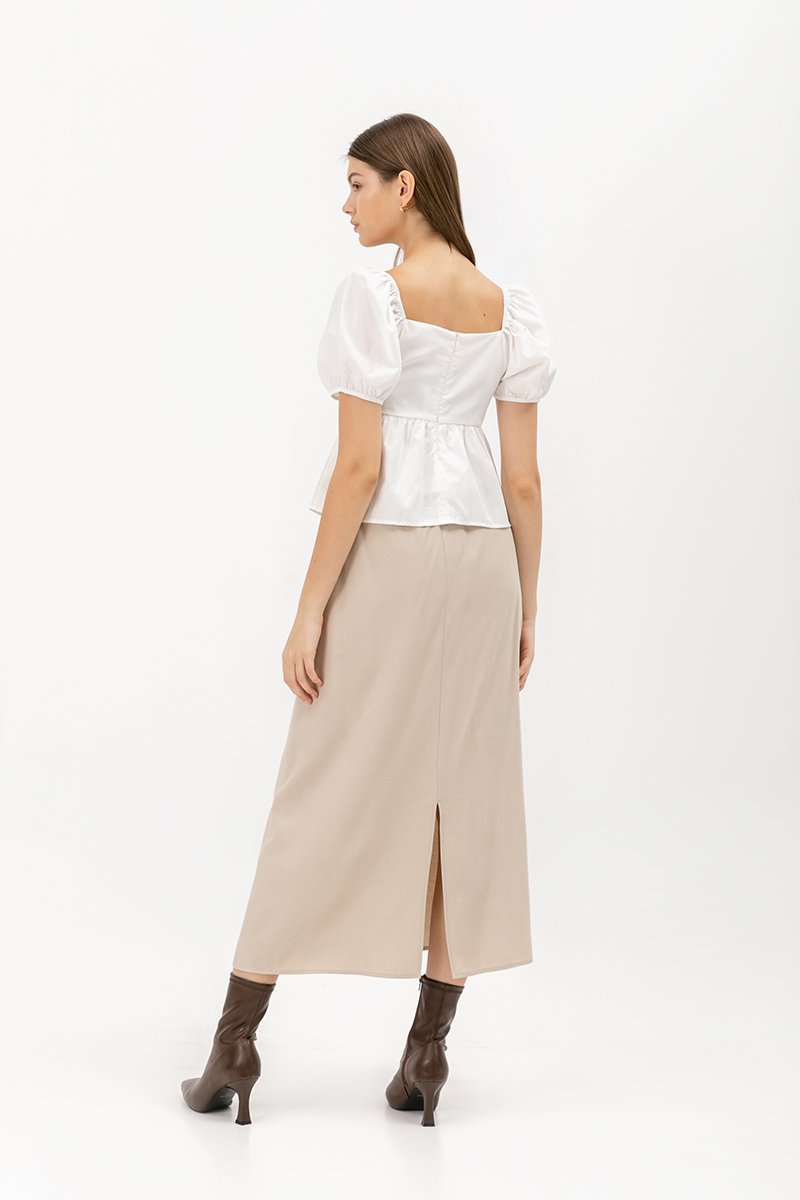 ANAHI BABYDOLL PUFF SLEEVE TOP