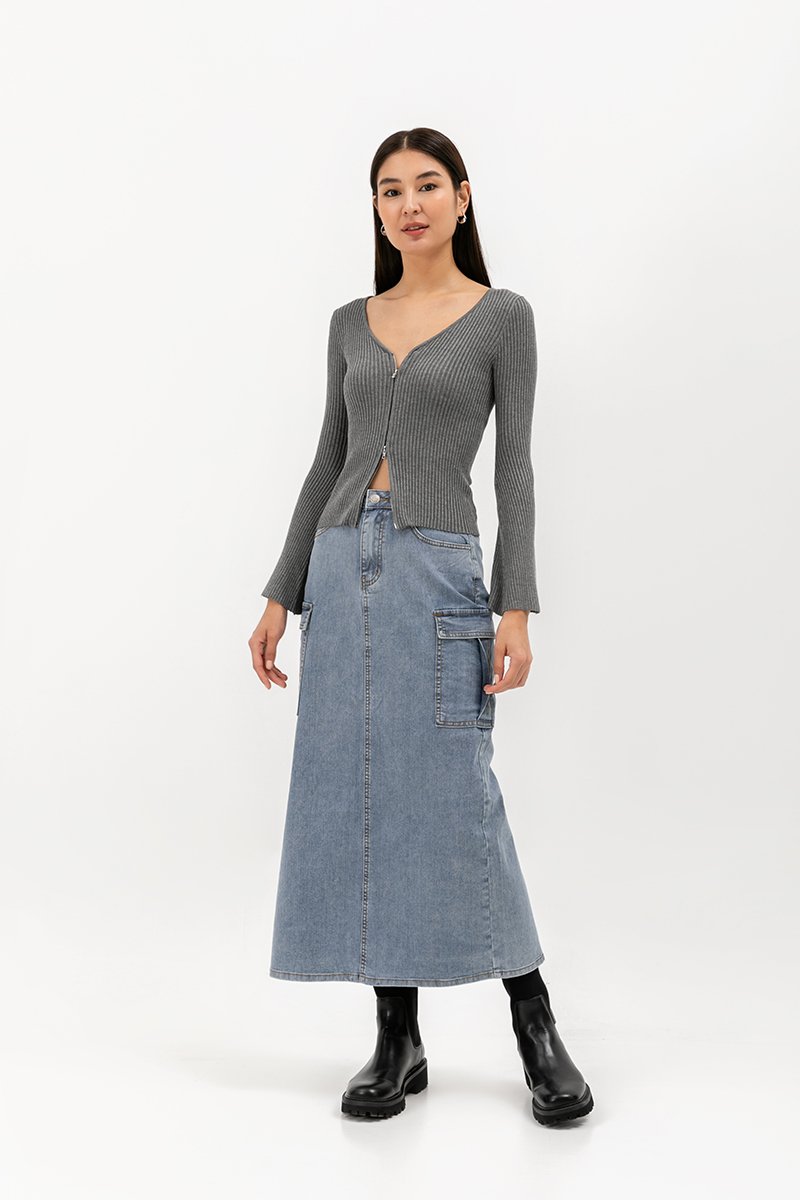 SHIVANA 2-WAY ZIPPER TOP SHIVANA 2-WAY ZIPPER TOP