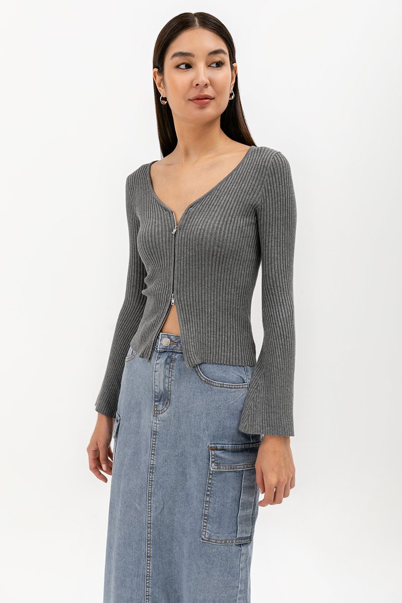 SHIVANA 2-WAY ZIPPER TOP SHIVANA 2-WAY ZIPPER TOP