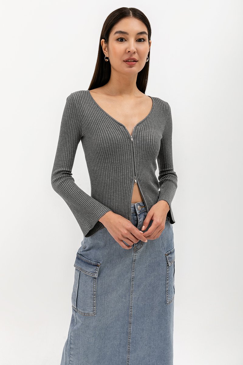 SHIVANA 2-WAY ZIPPER TOP SHIVANA 2-WAY ZIPPER TOP