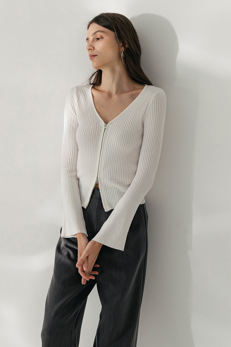 SHIVANA 2-WAY ZIPPER TOP SHIVANA 2-WAY ZIPPER TOP