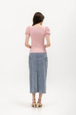 MILLY KNOT SLEEVE TOP