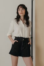 KAIROS DENIM PAPERBAG SHORTS