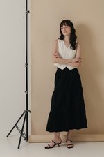 ZENDAYA LACE TIERED SKIRT ZENDAYA LACE TIERED SKIRT
