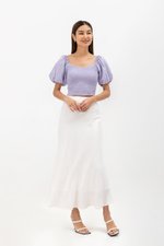 KELLIN BIAS LINEN SKIRT
