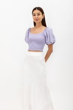 KELLIN BIAS LINEN SKIRT