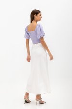 KELLIN BIAS LINEN SKIRT