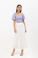 KELLIN BIAS LINEN SKIRT