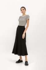 KELLIN BIAS LINEN SKIRT