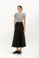 KELLIN BIAS LINEN SKIRT