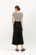 KELLIN BIAS LINEN SKIRT