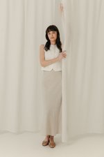 KELLIN BIAS LINEN SKIRT