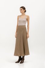 KELLIN BIAS LINEN SKIRT