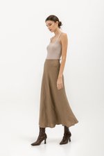 KELLIN BIAS LINEN SKIRT