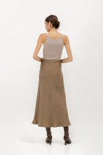 KELLIN BIAS LINEN SKIRT